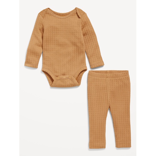 올드네이비 Jacquard-Knit Bodysuit and Leggings Set for Baby Hot Deal