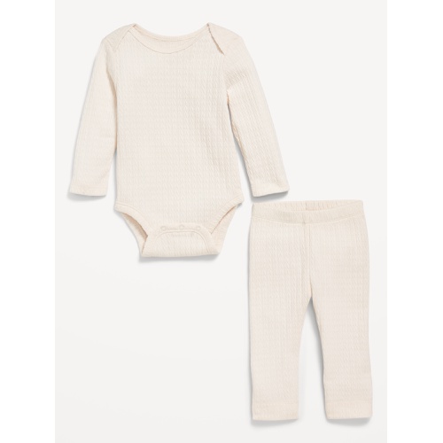 올드네이비 Jacquard-Knit Bodysuit and Leggings Set for Baby Hot Deal