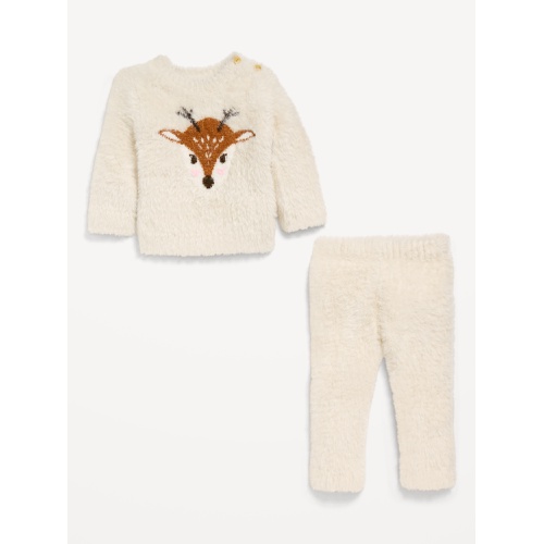 올드네이비 Cozy Crew-Neck Graphic Sweater and Pants Set for Baby Hot Deal