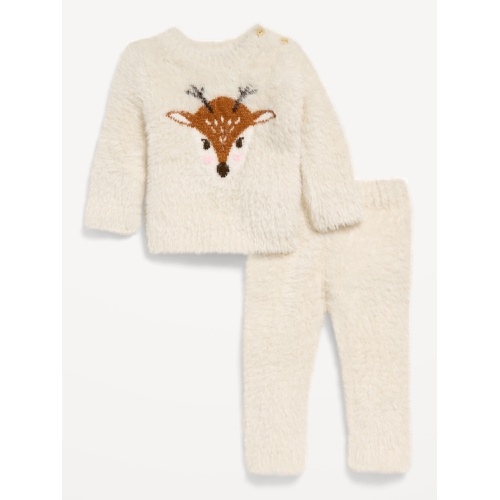 올드네이비 Cozy Crew-Neck Graphic Sweater and Pants Set for Baby Hot Deal