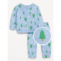 Printed Crew-Neck Sweatshirt and Sweatpants Set for Baby Hot Deal