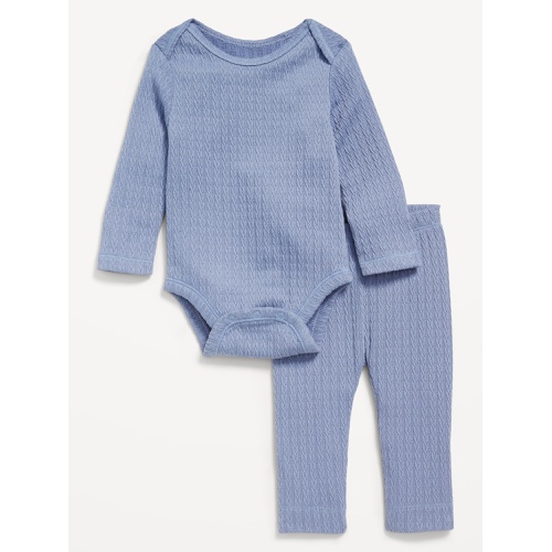 올드네이비 Jacquard-Knit Bodysuit and Leggings Set for Baby Hot Deal