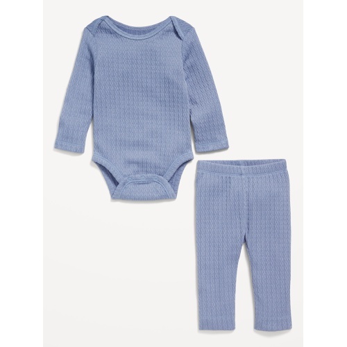 올드네이비 Jacquard-Knit Bodysuit and Leggings Set for Baby Hot Deal