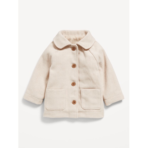 올드네이비 Button-Front Pocket Coat for Baby Hot Deal