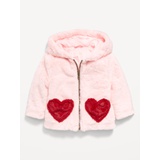 Faux-Fur Graphic Full-Zip Hoodie for Baby Hot Deal