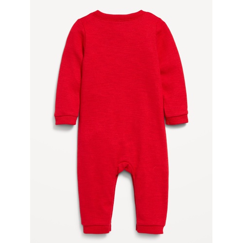 올드네이비 Long-Sleeve Jersey-Knit Henley One-Piece for Baby