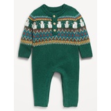 SoSoft Fair Isle Henley Sweater One-Piece for Baby