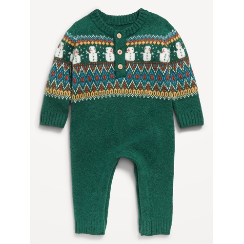 올드네이비 SoSoft Fair Isle Henley Sweater One-Piece for Baby