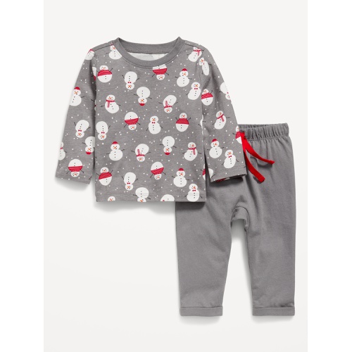 올드네이비 Printed Long-Sleeve T-Shirt and Pants Set for Baby