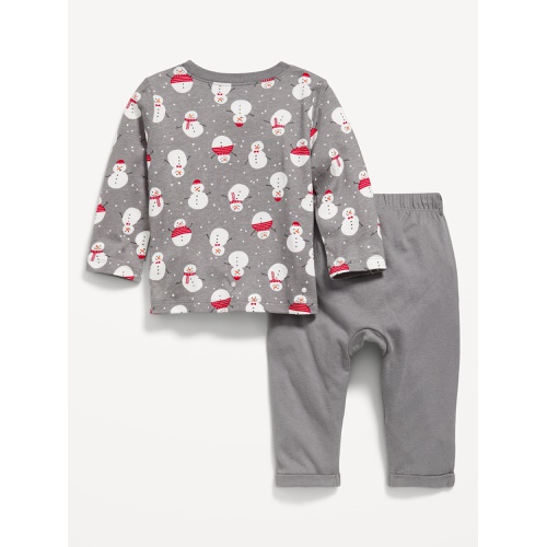 올드네이비 Printed Long-Sleeve T-Shirt and Pants Set for Baby