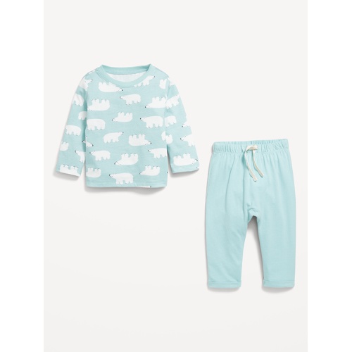 올드네이비 Printed Long-Sleeve T-Shirt and Pants Set for Baby