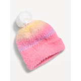 Fuzzy Pom-Pom Beanie for Toddler Girls Hot Deal