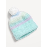 Fuzzy Pom-Pom Beanie for Toddler Girls Hot Deal