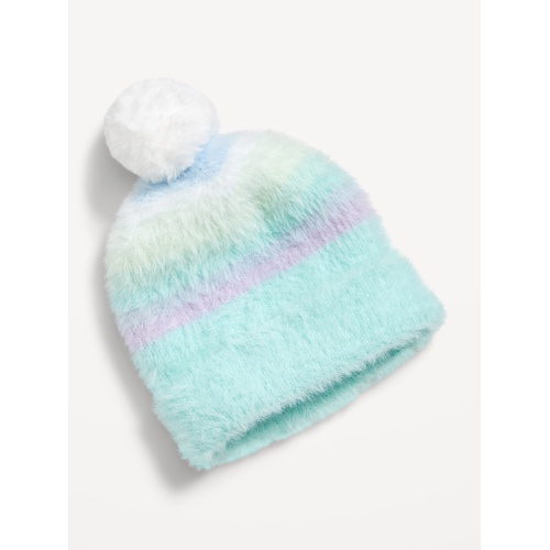 올드네이비 Fuzzy Pom-Pom Beanie for Toddler Girls Hot Deal