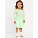 Plush Ribbed Tutu Dress for Toddler Girls Hot Deal