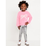 Full-Length Shiny Leggings for Toddler Girls