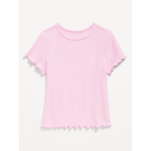 올드네이비 Short-Sleeve Lettuce-Edge T-Shirt for Toddler Girls