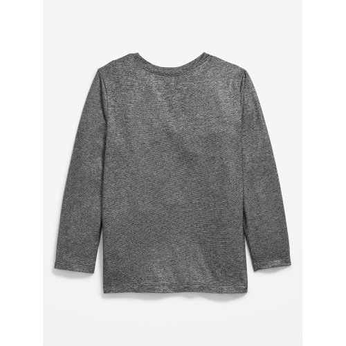 올드네이비 Sparkly Long-Sleeve T-Shirt for Toddler Girls