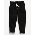 Cozy-Lined Twill Pants for Toddler Boys