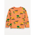 Printed Long-Sleeve Thermal-Knit T-Shirt for Toddler Boys