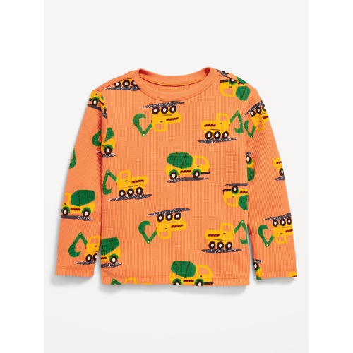 올드네이비 Printed Long-Sleeve Thermal-Knit T-Shirt for Toddler Boys