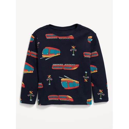 올드네이비 Printed Long-Sleeve Thermal-Knit T-Shirt for Toddler Boys