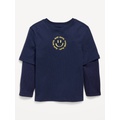 Long-Sleeve Two-In-One T-Shirt for Toddler Boys