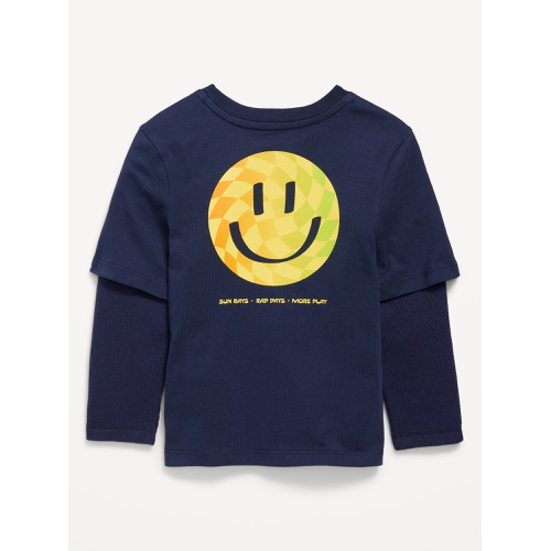 올드네이비 Long-Sleeve Two-In-One T-Shirt for Toddler Boys