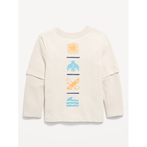 올드네이비 Long-Sleeve Two-In-One T-Shirt for Toddler Boys