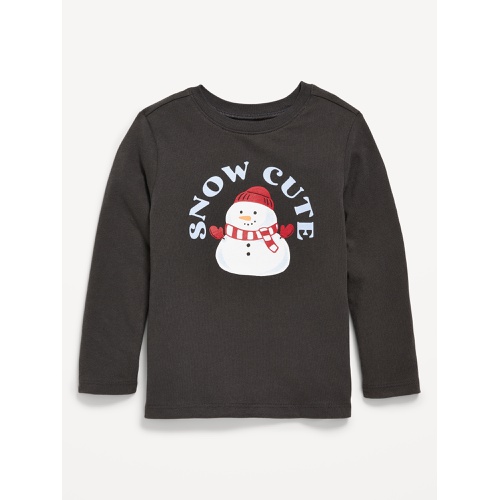 올드네이비 Unisex Long-Sleeve Graphic T-Shirt for Toddler