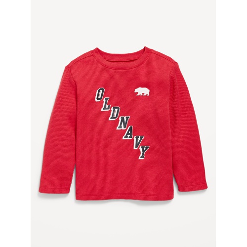 올드네이비 Logo-Graphic Thermal-Knit T-Shirt for Toddler Boys