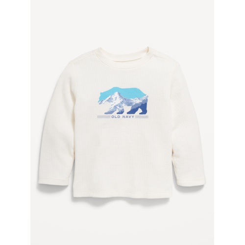 올드네이비 Logo-Graphic Thermal-Knit T-Shirt for Toddler Boys