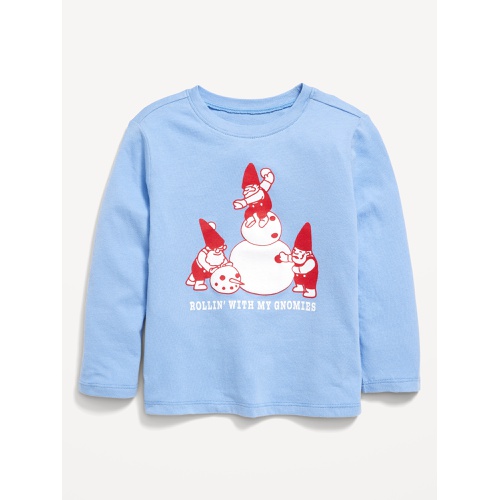 올드네이비 Unisex Long-Sleeve Graphic T-Shirt for Toddler