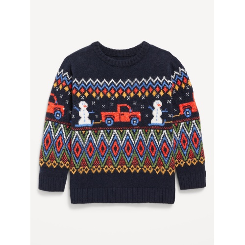 올드네이비 SoSoft Fair Isle Sweater for Toddler Boys