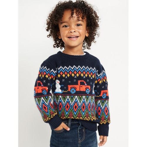 올드네이비 SoSoft Fair Isle Sweater for Toddler Boys