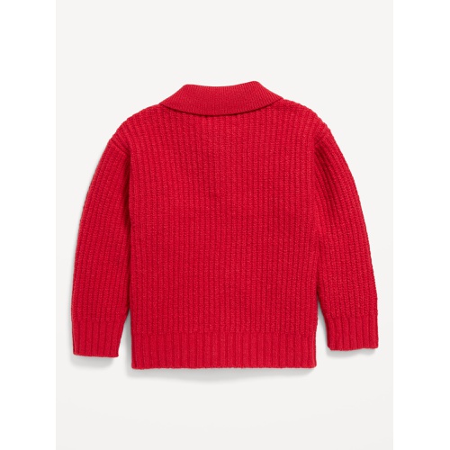 올드네이비 SoSoft Long-Sleeve Collared Sweater for Toddler Boys