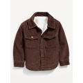 Corduroy Sherpa-Lined Shacket for Toddler Boys