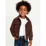 Corduroy Sherpa-Lined Shacket for Toddler Boys