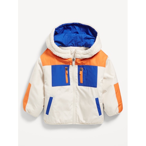 올드네이비 Reversible Color Block Sherpa Jacket for Toddler Boys