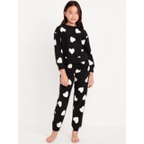 Printed Microfleece Pajama Joggers Set for Girls Hot Deal