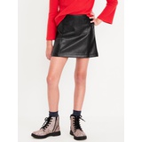 Faux-Leather Skirt for Girls