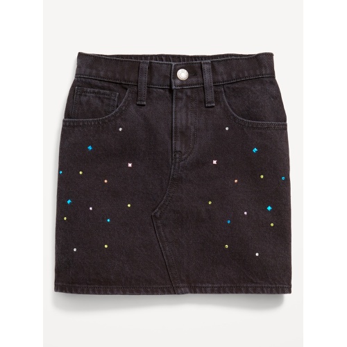 올드네이비 High-Waisted Sparkly Jean Skirt for Girls