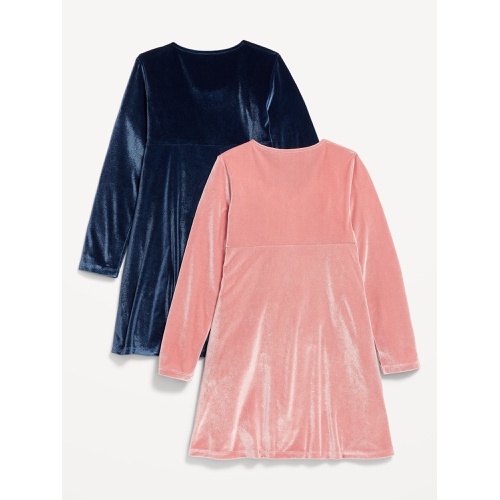 올드네이비 Long-Sleeve Velvet Dress 2-Pack for Girls