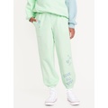 High-Waisted Cinched-Hem Graphic Jogger Sweatpants for Girls