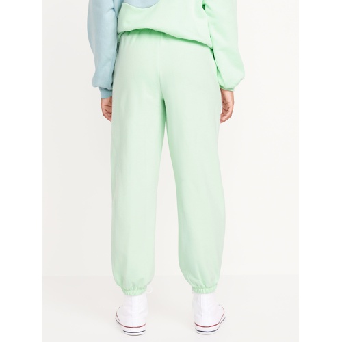 올드네이비 High-Waisted Cinched-Hem Graphic Jogger Sweatpants for Girls