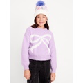 SoSoft Long-Sleeve Graphic Sweater for Girls