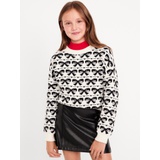 SoSoft Long-Sleeve Printed Sweater for Girls