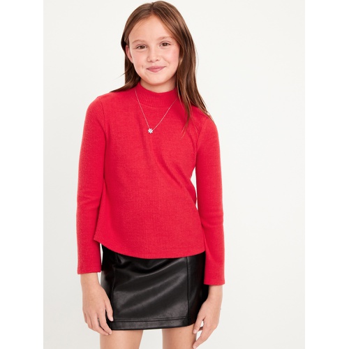 올드네이비 Cozy Mock-Neck Bell-Sleeve Ribbed Top for Girls