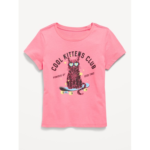 올드네이비 Short-Sleeve Graphic T-Shirt for Girls Hot Deal