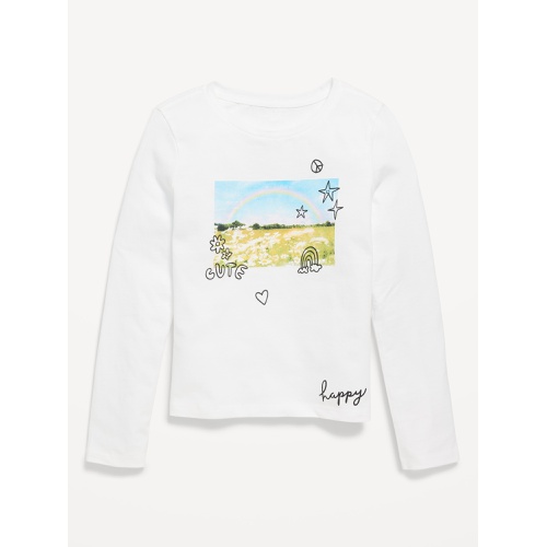 올드네이비 Long-Sleeve Graphic T-Shirt for Girls